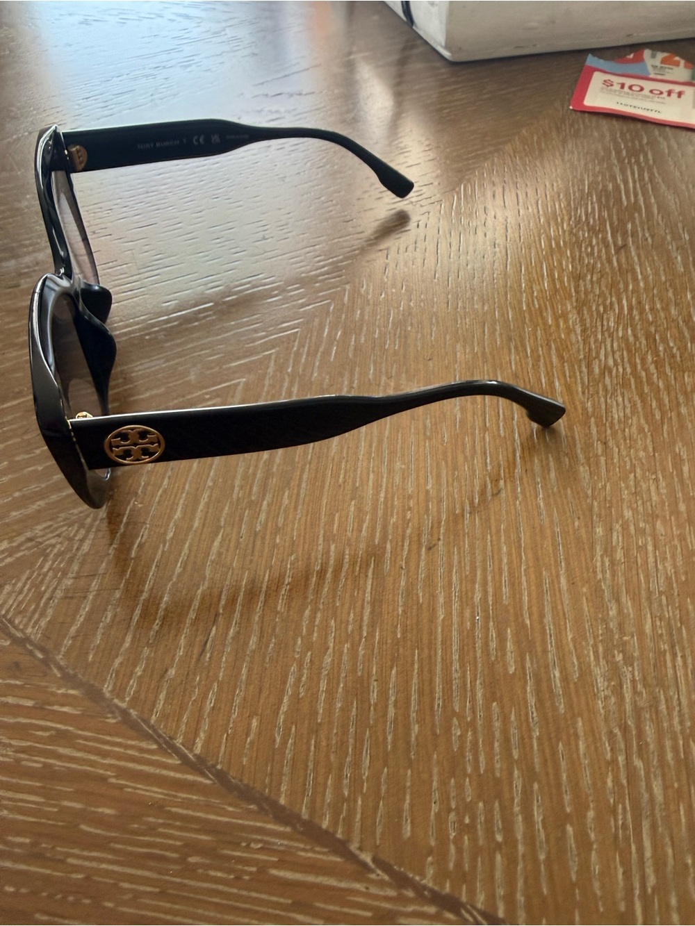 Tory Burch - Classic Black Cat-Eye Women's Eyeglasses - like new - Picture 3 of 3